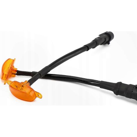Set aus 3 bernsteinfarbenen LED-Leuchten für den Frontgrill, kompatibel mit Ford F-150 Raptor, Tagfahrlicht, Montagesatz, orange Farbe, robustes Autoteil. (1/5)