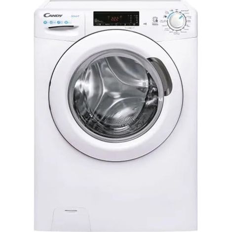 Candy Smart , Lavatrice Carica Frontale 9 KG, Classe B, 1200 giri, Bianco, Vapore, Wi-Fi, CSS 129TW4-11. Tipo di carica: Caricamento frontale. Capacità cestello: 9 kg, Classe di efficien... - 31020617
