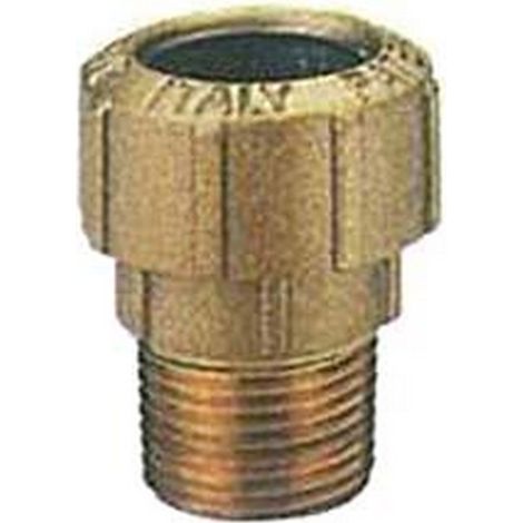 3PZ RACCORDO VX DRITTO MASCHIO PER TUBO POLIETILENE ART.015 - M 1" x ø mm.32