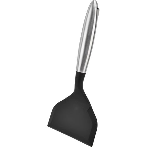 Spatules à large ouverture en acier inoxydable - Antiadhésives pour crêpes et frites, idéales pour la cuisine. (1/5)