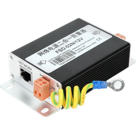 Parafoudre Bidirectionnel 2 en 1 pour Caméra CCTV, Module de Protection FSD-02N/12V Réseau (1/5)