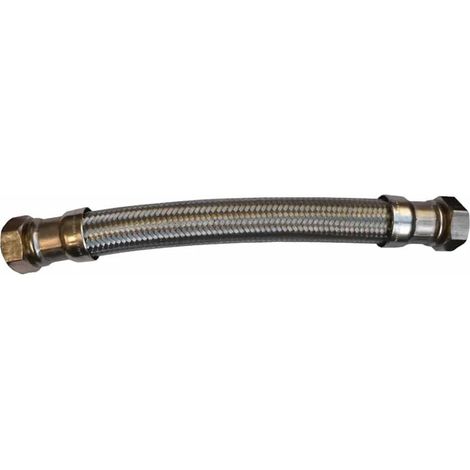 Tubo Flessibile Inox DN25, 1 Pollice, 800 mm, Acqua Potabile - Boni-Shop (1/3)