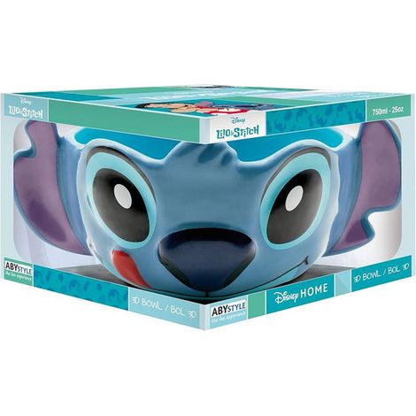 ABYSTYLE Ciotola 3D Stitch's Head Disney Lilo and Stitch 500ml Dolomite-Ceramica