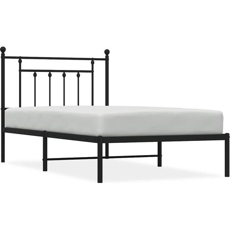 Maison Exclusive - Estructura cama sin colchón con cabecero metal (1/5)