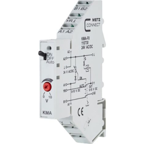 Générateur de valeur analogique 24, 24 V/AC, V/DC (max) Metz Connect 110730 1 pc(s)