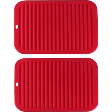 Tappetino asciuga pentole in silicone – resistente al calore e al freddo – antiscivolo – lavabile in lavastoviglie – 1 pezzo (1/5)