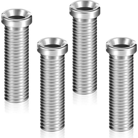 4 Pièce Vis pour Panier D'évier Acier Inoxydable Filtres D'évier Facile à Installer 45mm M12 Vis Creuse Fixation Bouchon Crépine Accessoires pour Bouchon Crépine de Lavabo (1/4)