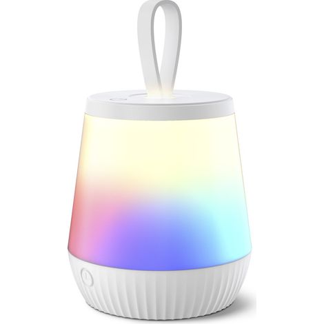VEILLEUSE LED ''MOBILE'', MINUT., INTENS. RÉG., RECH., CHGT COUL., IP44 HAMA (1/5)