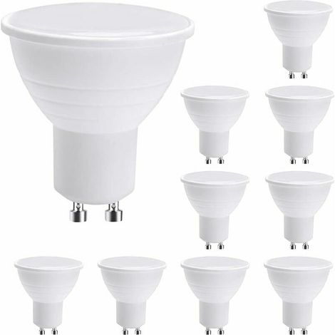 5er-Pack GU10 LED Spot, 7 W, Warmweiß, entspricht 50 W Halogen, 600 lm, 120°, nicht dimmbar