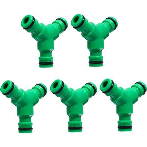 Set of 5 drip irrigation hose connectors, quick connection kit for 1/2 to 3/4 inch garden hose (1/5)
