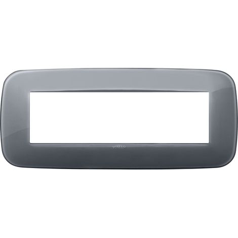 VIMAR - 19687.61 Placca Round 7M Reflex grigio fume