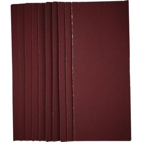 Draper 57112 1/2 Sanding Sheets – 115 x 280mm, 120 Grit, Pack of 10 (1/5)