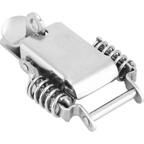Verrou de meuble à bascule, loquet, boucle de fixation, acier inoxydable 201, 1 pièce