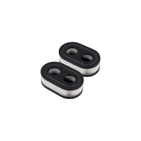 2 filtros de aire para cortacéspedes 593260 798452 334404 para motores B&S 550E 550EX Eco-Plus 575EX Series. Reemplaza 4247 5432 5432K Motor 093000 09P0000-Crezuo
