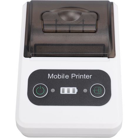 Imprimante thermique Bluetooth pour reçus, 58 mm, à lame dentelée, portable et compacte, idéale pour les commerces et restaurants. (1/5)