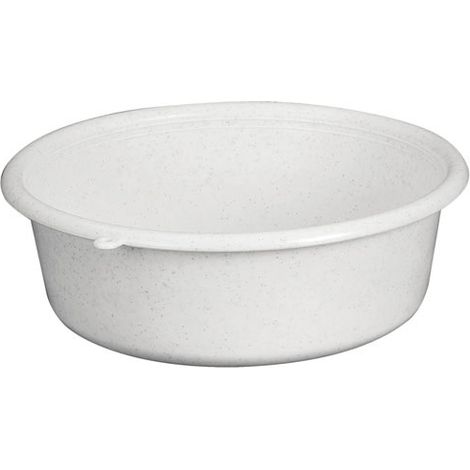 Cuvette Ronde Grise Légèreté Et Polyvalence - Aluminium Et Plastique