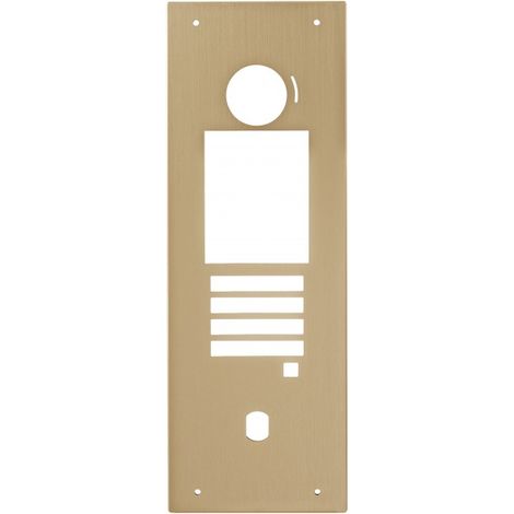 Façade aluminium anodisé champagne pour gtdmblvn PGTBCH AIPHONE 200269