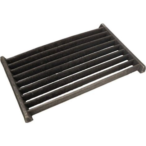 Grille de cheminée en fonte 32 x 21,5 cm – Résistante aux températures élevées – Pour poêles et cheminées – Entretien facile-NANOTEH (1/4)