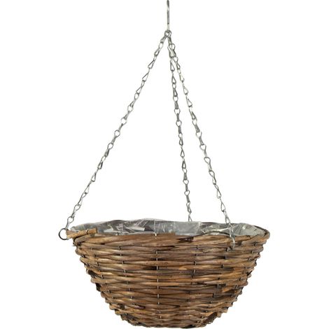 Blumenampel mit Kette - 35 cm - Pflanztopf zum hängen Blumen Topf bepflanzen