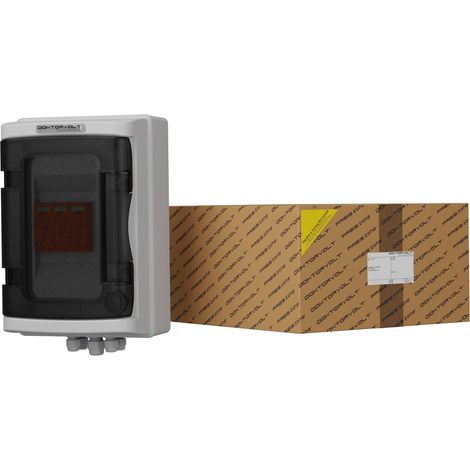 Solar Anschlusskasten DC Photovoltaik PV 1000V T2 4M Kabelverschraubung PG 2445 (1/2)