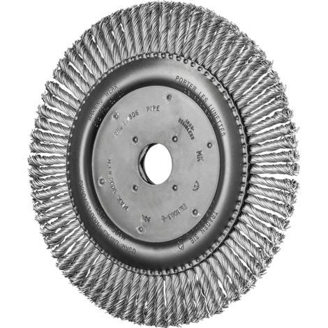 PFERD TOOLS PIPELINE Bürste gezopft RBG Ø 178x6x22,2 mm Edelstahl-Draht-Ø 0,50mm Winkelschleifer 10 Stk (1/4)