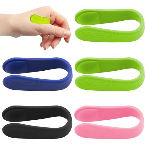 Pince Acupression Main, Lot de 5 Pinces de Massage en Silicone pour Soulager le Stress, Migraine, Anxiété et Attaques de Panique, Pince Anti-Mal de Tête (1/5)