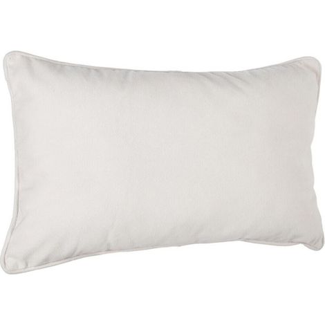Coussin Déhoussable "Lilou" 50x30cm Ivoire (1/5)