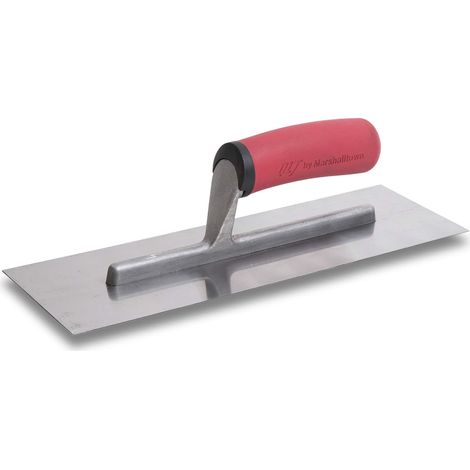 Frattazzo lisciante Marshalltown con impugnatura morbida, in acciaio inox, per stuccatori e stuccatori, 305x102 mm