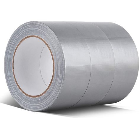 Ruban isolant argenté pour fenêtres, 5 cm de large × 20 m de long 3 bandes d'étanchéité à support en tissu pour empêcher les courants d'air (1/5)