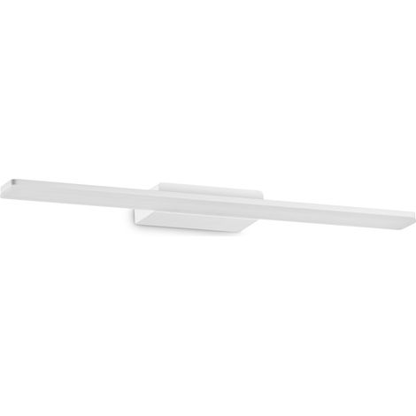 Applique Moderna Make-Up Alluminio Bianco Led 18W 3000K Luce Calda (1/2)