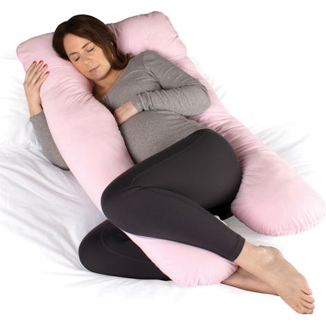 Dreamcatcher Pregnancy Pillow Micro Fleece Maternity Nursing Cushion - Pink (1/5)