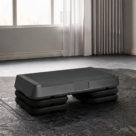 Stepper fitness à hauteur réglable 3 niveaux antidérapant (1/5)