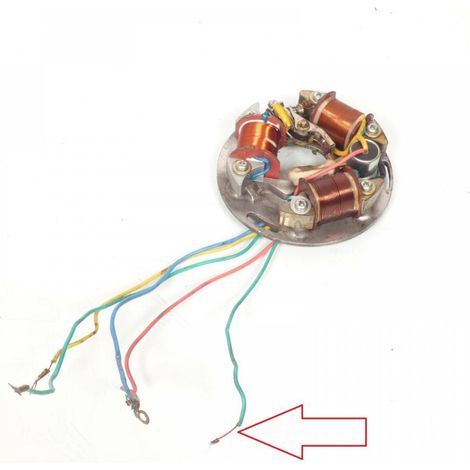 [GEBRAUCHT] Zündstator original für Roller Piaggio 125 Vespa VNB1M Gebraucht (1/4)