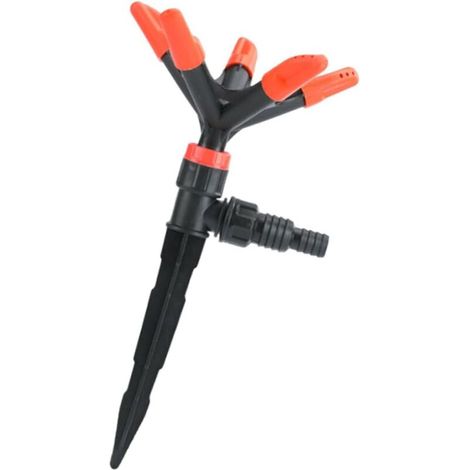Arroseur Rotatif - 360° Réglable - Pour Pelouse Jardin Potager - Fixation Stable Incluse - 1 Pièce (1/4)