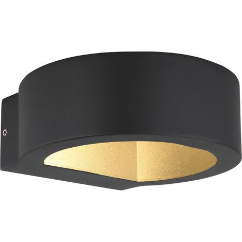 Globo - aplique de pared - Slice I - negro - aluminio - LED - (1/5)