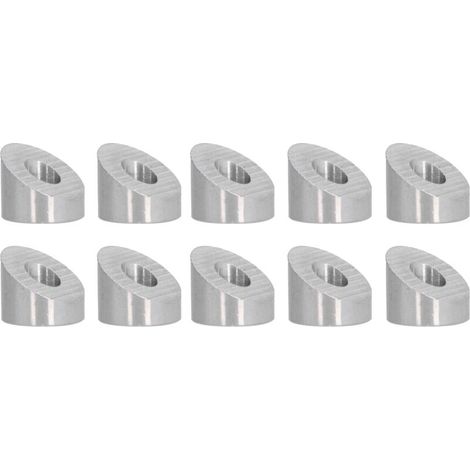 Rondelles biseautées à 30° en acier inoxydable, haute résistance, anticorrosion - Lot de 10 (6,35 mm) (1/5)