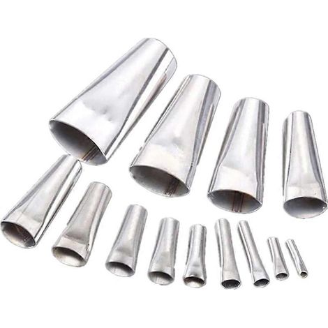 Kit d'outils de calfeutrage de 14 pièces, comprenant une buse de calfeutrage, un accessoire de buse à piston époxy et du mastic silicone. (1/5)
