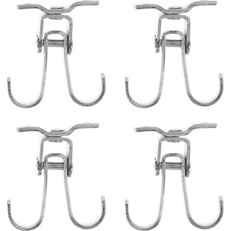 4 crochets plafond - inox - pour suspension et pivotant 360° (1/5)