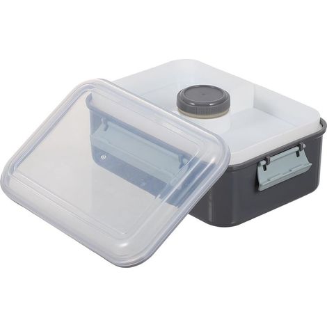 Boîte à lunch pratique double compartiment pour le bureau et les (1/5)