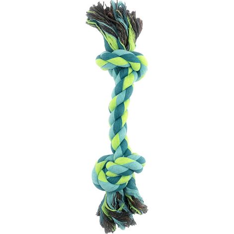 Osso cotone s 15x2,5 cm menta: Osso cotone giallo verde gusto menta