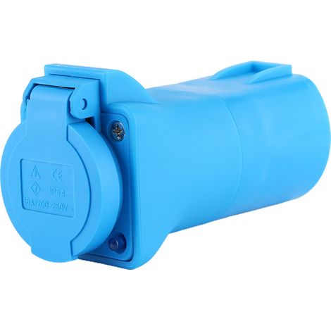 Adaptateur prise chargeur Camping-car Caravane 16A 200-250V Convertisseur fiche mâle femelle pour véhicule récréatif, prise secteur électrique portable (1/5)