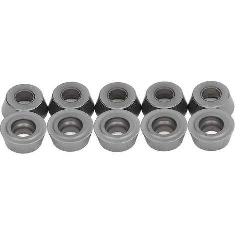 10 Stück CNC-Fräseinsätze, hochpräzise Hartmetall-Drehmaschineneinsätze, beschichtete Wendeschneidplatten für industrielle Forschung und Entwicklung