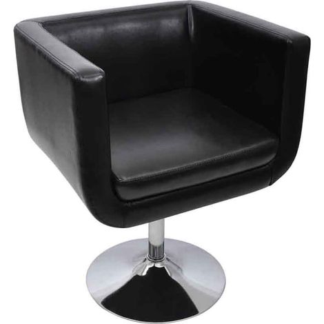 Tabouret de bar,Chaise de bar Noir Similicuir CFW107430 (1/4)