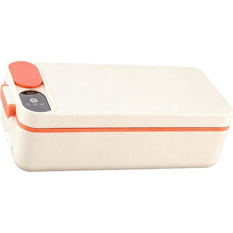 Calentador de alimentos portátil de acero inoxidable de 1 litro, recargable, mantiene la comida caliente, apto para lavavajillas.