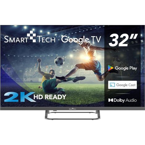 Smart Tech 32HV02V Smart TV 32 Pollici HD Ready Display LED Sistema Vidaa DVBT2/C/S2 Classe E Wi-Fi colore Nero (1/2)