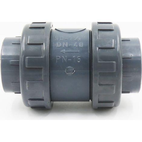 ø 63 Clapet anti retour à ressort à coller. - jardiboutique (1/3)