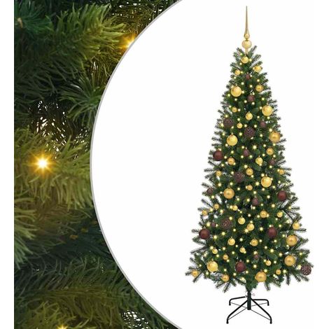 Árbol de Navidad artificial con 300 LED Verde 180 cm PE y PVC vidaXL (1/5)