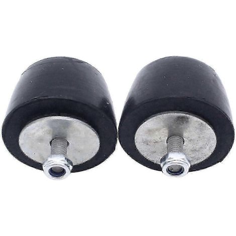 Lot de 2 butées de pare-chocs en caoutchouc noir pour capot, compatibles avec Jeep Wrangler YJ JK 1987 DC (1/5)