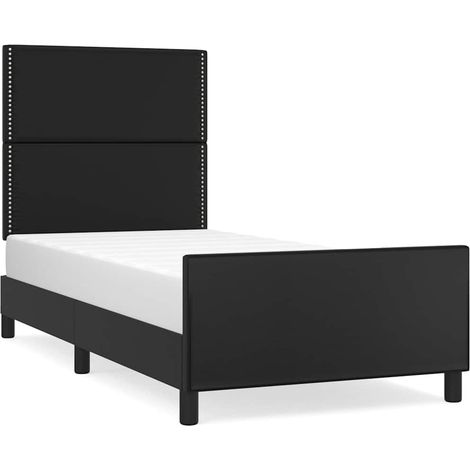 Maison Exclusive - Giroletto con Testiera Nero 90x200 cm in Similpelle (1/5)