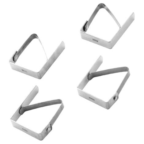 Fermatovaglia 4 pezzi in acciaio inox lillo Pedrini (1/2)